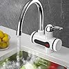 Electric tap fitted  ,Water Heater And Tankless Fast Water Heating Tap, Instant Hot Kitchen Faucet - With Digital Display, Instant Electric Water Geyser For Bathroom Household